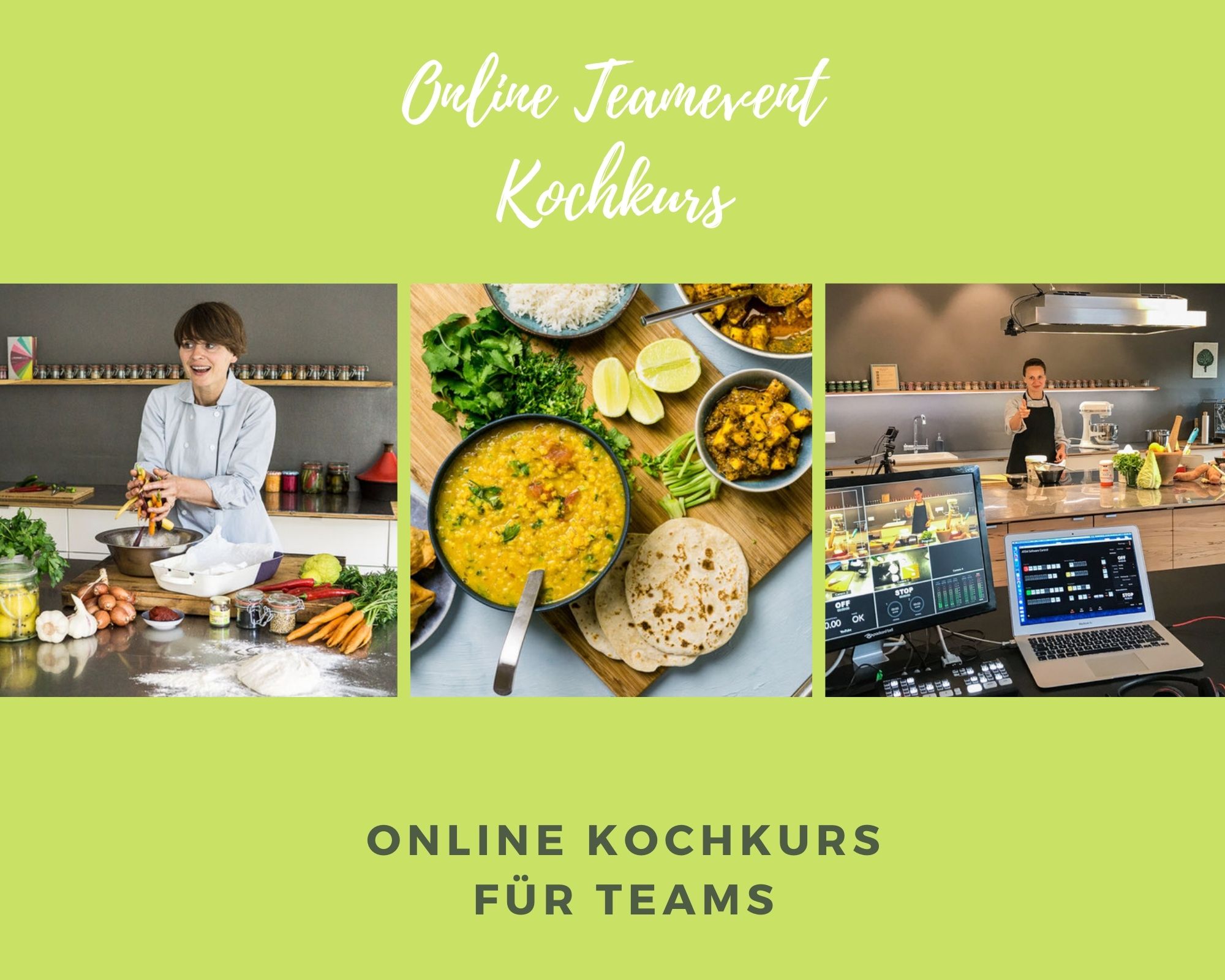 Online Teamevent Kochkurs